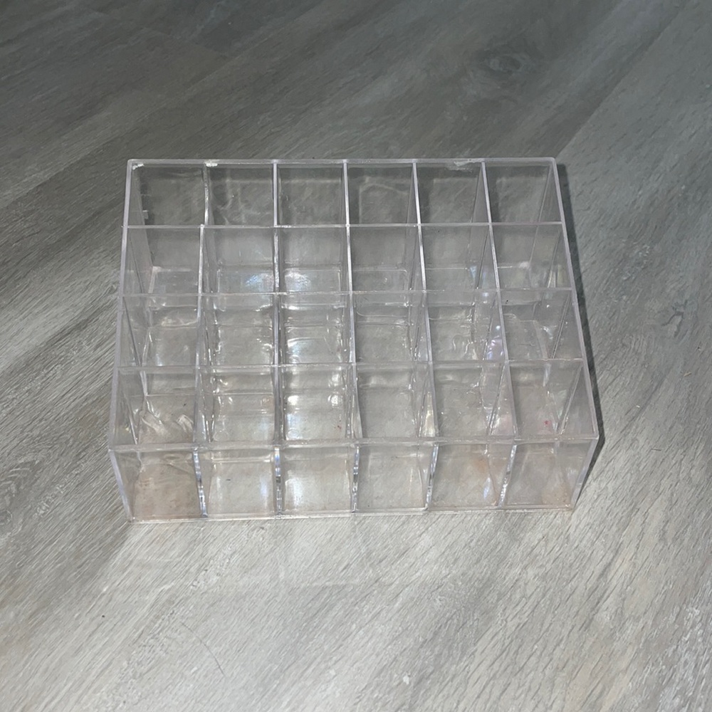 Lucite Lipstick Holder